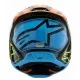 Детска мотокрос каска ALPINESTARS SM3 FRAY BLK/OR/YL - Защита и комфорт за младежи