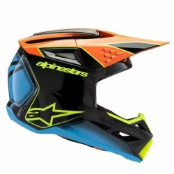 Детска мотокрос каска ALPINESTARS SM3 FRAY BLK/OR/YL