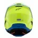 Детска мотокрос каска ALPINESTARS SM3 RADIUM YL/BK/B - Защита и комфорт за младежи