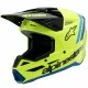 Детска мотокрос каска ALPINESTARS SM3 RADIUM YL/BK/B - Защита и комфорт за младежи