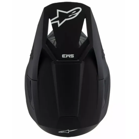 Детска мотокрос каска ALPINESTARS SM3 SOLID BLACK - Оптимална защита и комфорт