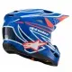 Детска мотокрос каска ALPINESTARS SM3 WURX BLUE/RED/WT/BK - Детски каски за мотор от марка Alpinestars