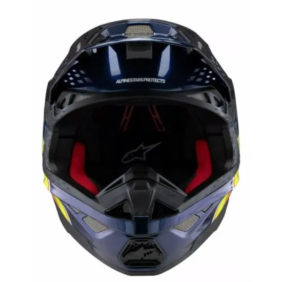 Мотокрос каска ALPINESTARS SM10 TLD25 BL/OR/YL - Оптимална защита и комфорт