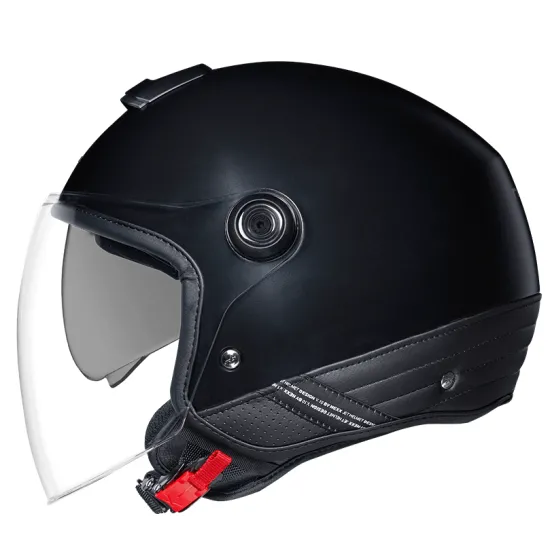 Каска за скутер NEXX Y.10 CALI BLACK MATT, Polyfusion shell, вградени слънчеви очила