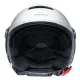 Каска за скутер NEXX Y.10 PLAIN WHITE, Polyfusion shell, вградени слънчеви очила