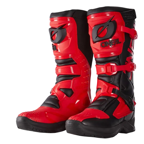 Мотокрос ботуши O'NEAL RSX Black/Red V.25 - стабилност и комфорт