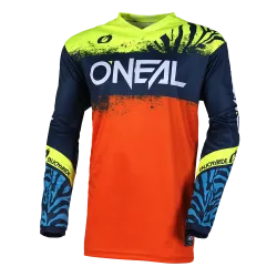 Детска мотокрос блуза O'NEAL ELEMENT SHOCKER BLUE/ORANGE V.25