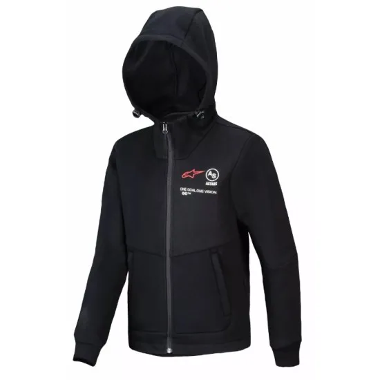 Детско софтшел яке Alpinestars Racer MX Fleece Black – ветроустойчиво MX яке