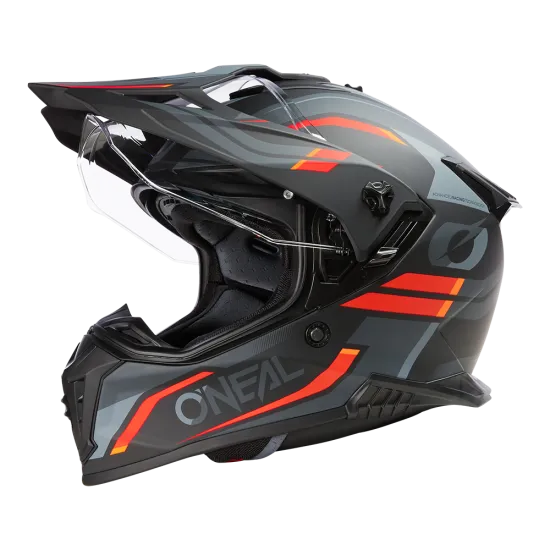 Каска O'NEAL A-SRS SPIKE BLACK/GRAY/RED