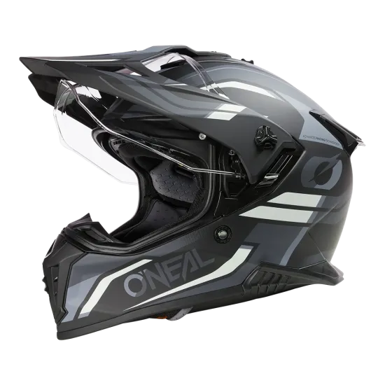Каска O'NEAL A-SRS SPIKE BLACK/GRAY/WHITE