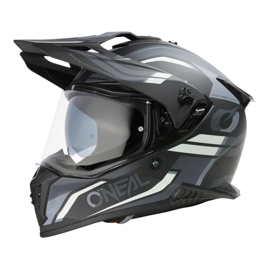 Каска O'NEAL A-SRS SPIKE BLACK/GRAY/WHITE