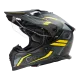 Каска O'NEAL A-SRS SPIKE BLACK/GRAY/YELLOW