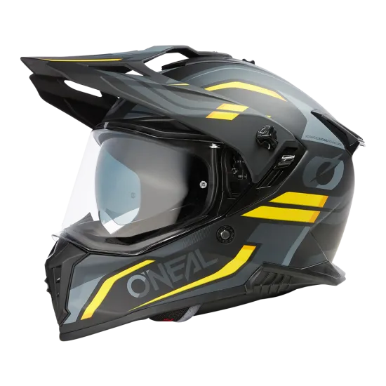 Каска O'NEAL A-SRS SPIKE BLACK/GRAY/YELLOW