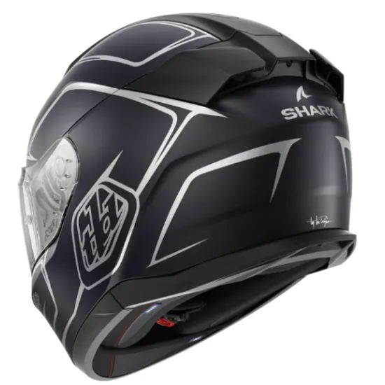 SHARK D-SKWAL 3 DRONE BLACK/SILVER MATT – каска с вградени очила и PINLOCK