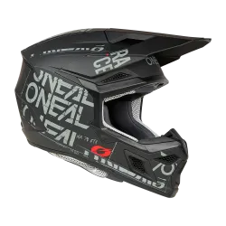 Мотокрос каска O'NEAL 3SERIES STATIC BLACK/GRAY V.25