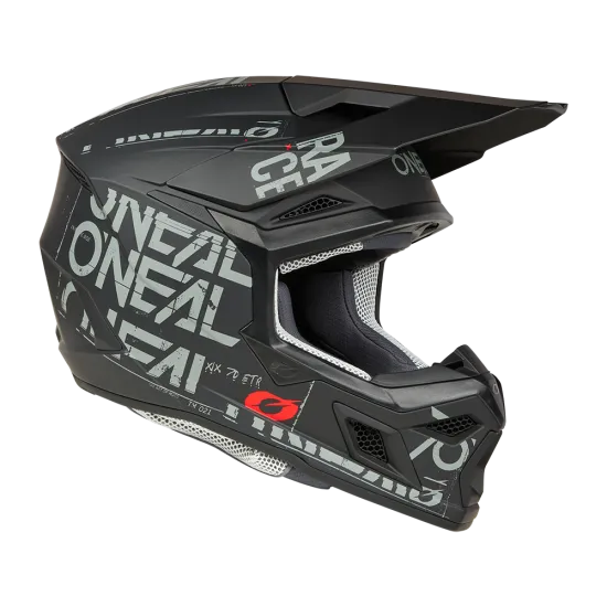 Мотокрос каска O'NEAL 3SERIES STATIC BLACK/GRAY
