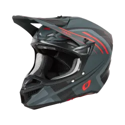 Мотокрос каска 5SERIES POLYACRYLITE SPIKE GRAY/RED V.25