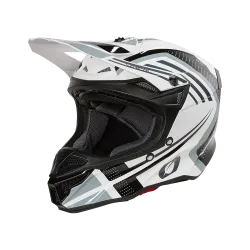 Мотокрос каска 5SERIES POLYACRYLITE SPIKE WHITE/BLACK V.25