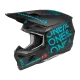 Мотокрос каска O'NEAL 3SERIES STATIC BLACK/TEAL V.25