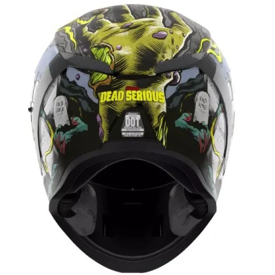 Каска ICON AIRFORM Dead Serious BK с Dropshield™ визьор и Hydradry™ подплата