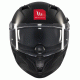 Каска MT Braker SV Solid A1 Gloss Black с вградени слънчеви очила и лъскаво черно покритие