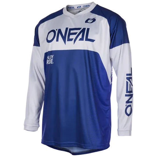 Мотокрос блуза O'NEAL MATRIX RIDEWEAR BLUE/GRAY V.25 – дишаща, лека и удобна