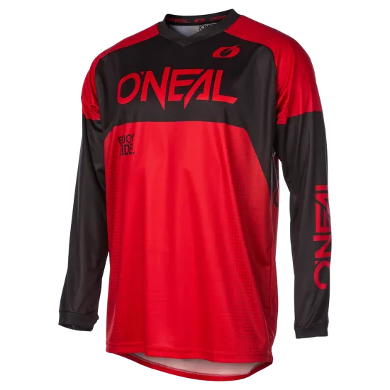 Мотокрос блуза O'NEAL MATRIX RIDEWEAR RED/BLACK V.25 – дишаща, удобна и функционална