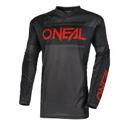 Мотокрос блуза O`NEAL ELEMENT RACEWEAR BLACK/GRAY/RED V.25