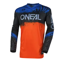 Мотокрос блуза O'NEAL ELEMENT SHOCKER BLACK/ORANGE V.25