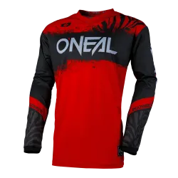 Мотокрос блуза O'NEAL ELEMENT SHOCKER BLACK/RED V.25