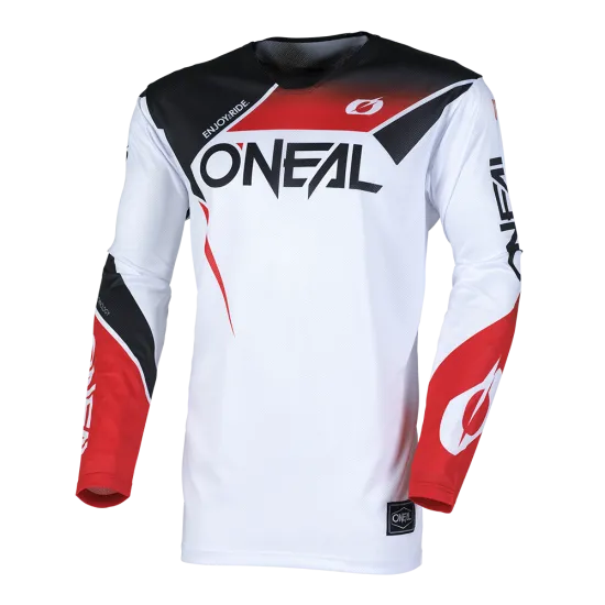 Мотокрос блуза O'NEAL HARDWEAR AIR SLAM BLACK/RED V.25 с вентилирани панели и лек дизайн