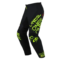 Мотокрос брич O'NEAL ELEMENT STATIC BLACK/NEON YELLOW V.25