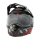 Ендуро каска D-SRS SQUARE V.24 BLACK/RED/GRAY V.25 – Черно/Червено/Сиво