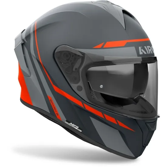 Каска AIROH SPARK 2 SPINNER ORANGE MATT - Модерна каска с аеродинамична форма и ECE 22-06 сертификация