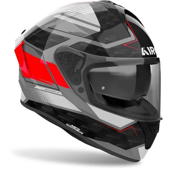 Каска AIROH SPARK 2 ZENITH RED MATT - Модерна каска с аеродинамична форма и ECE 22-06 сертификация