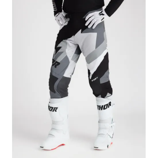 Мотокрос брич THOR SPORTMODE BRAVE BLACK – Черен брич за спортно каране
