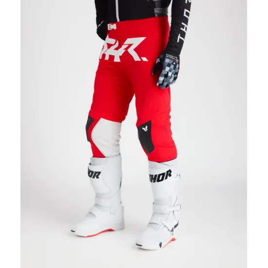 Мотокрос брич THOR SPORTMODE RIOT RED/BLACK – Червен и черен брич с висока еластичност