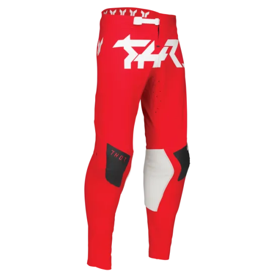Мотокрос брич THOR SPORTMODE RIOT RED/BLACK – Червен и черен брич с висока еластичност
