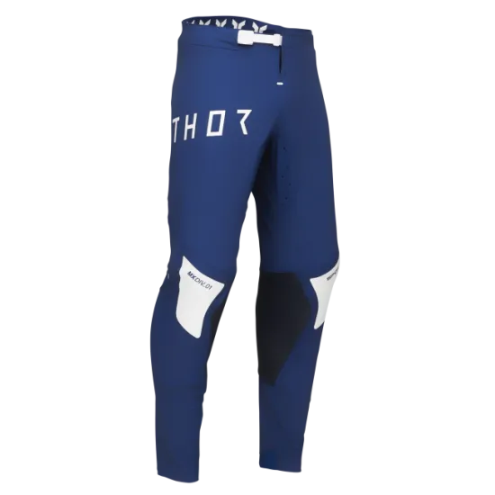 Мотокрос брич THOR SPORTMODE STRIKE BLUE с 4-посочна разтеглива конструкция и TPU защита на коленете