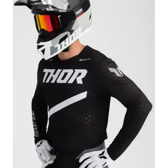 Мотокрос джърси THOR SPORTMODE BRAVE BLACK – Черно спортно джърси