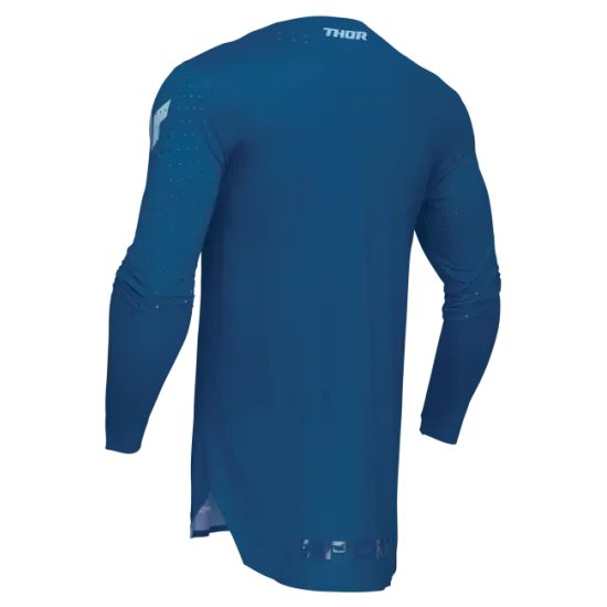 Мотокрос джърси THOR SPORTMODE BRAVE BLUE с лазерно изрязани отвори и атлетична кройка
