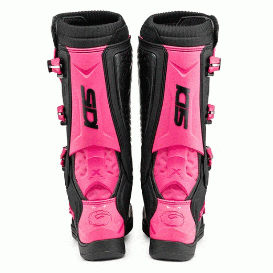 Дамски мотокрос ботуши SIDI X-POWER SC Lei BLACK/PINK с подметка Vibram за офроуд каране