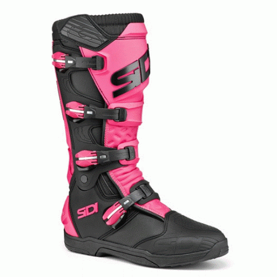 Дамски мотокрос ботуши SIDI X-POWER SC Lei BLACK/PINK с подметка Vibram за офроуд каране