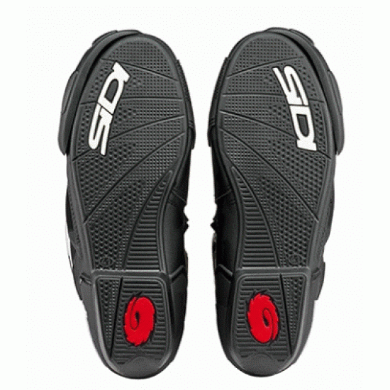 Мото ботуши SIDI PERFORMER BLACK с гладка чашка на петата за по-добро сцепление