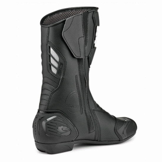 Мото ботуши SIDI PERFORMER BLACK с гладка чашка на петата за по-добро сцепление