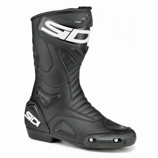 Мото ботуши SIDI PERFORMER BLACK с гладка чашка на петата за по-добро сцепление