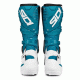 Мотокрос ботуши SIDI CROSSFIRE 3 SRS WHITE/PETROL с шарнир и SRS система за сменяеми подметки