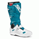 Мотокрос ботуши SIDI CROSSFIRE 3 SRS WHITE/PETROL с шарнир и SRS система за сменяеми подметки