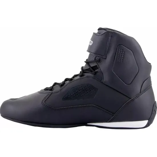 Мото боти ALPINESTARS Faster-3 Rideknit BLACK/GRAY/SILVER с TPU защита на глезена и каучукова подметка