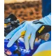 Мотокрос ръкавици THOR SPORTMODE ICONIC BLUE/YELLOW с длан от Clarino® и гъвкава задна част